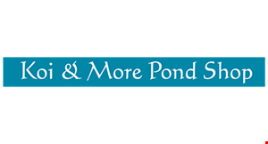 Koi & More Pond Shop logo