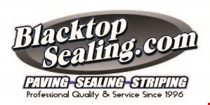 Product image for Blacktop Seal Coating Co $100 OFF any driveway sealing & repair package. 