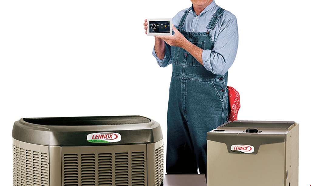 Product image for AAA Brothers Heating & Air Conditioning LENNOX FURNACE & A/C 16 SEER INSTALLED $7,199  FINANCING AS LOW AS $289 A MONTH! INSTALLATION INCLUES: A/C Unit Mod#14ACX, Gas Furnace 80% AFUE, Evaporator Coil #CX34 Up to 3 Ton AC 90,000 BTU Heating. PECO REBATE $250 TOTAL AFTER REBATE: $6949. LIMITED TIME OFFER! FREE Honeywell Wi-Fi Thermostat Included!