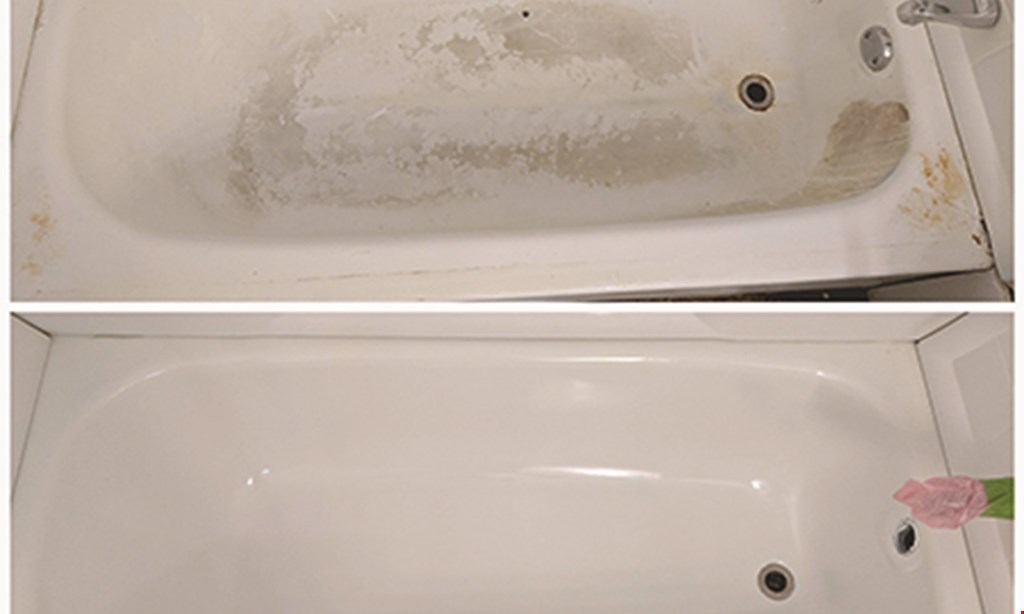 Product image for Bath Magic, Inc $50 off Standard Bathtub Reglazing. 