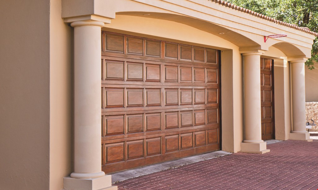 Product image for A1 Garage Door Service $399 installed 9 tote storage system & garage door tune-up