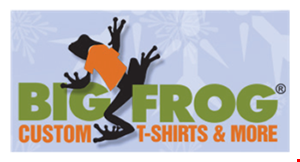 Big Frog Custom T Shirts and More Coupons Deals Greensburg PA