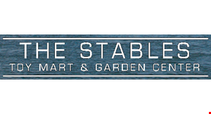 THE STABLES TOY MART & GARDENS CENTER logo