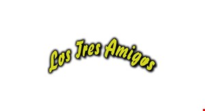 Product image for Los Tres Amigos $5 Off Any Purchase Of $40 Or More