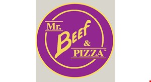 Product image for Mr. Beef & Pizza $3 OFF any purchase of $20 or more before tax ($22 w/tax). 