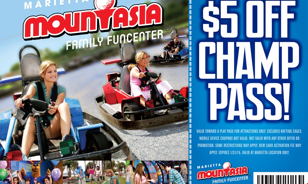 Product image for Mountasia Family Funcenter Free Golf 