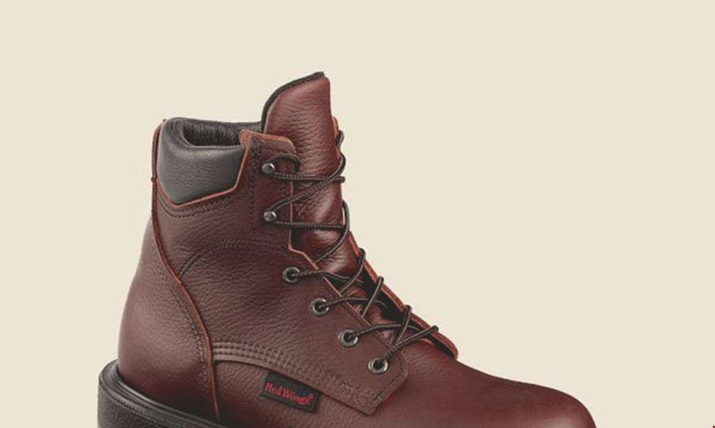 Product image for RED WING SHOES Save $25 any Red Wing boot or shoe OR 10% discount on Worx, Heritage, Irish Setter, Vasque