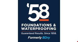 Product image for '58 Foundations & Waterproofing Fall Savings, 100% Financing*, No Money Down!