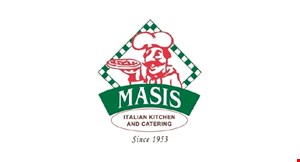 Product image for Masi's Pizza FREE 12” thin crust cheese pizza with purchase of 16”, 18” or 20” pizza. 