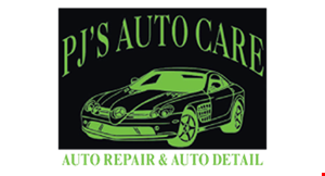 Pj's Auto Care logo