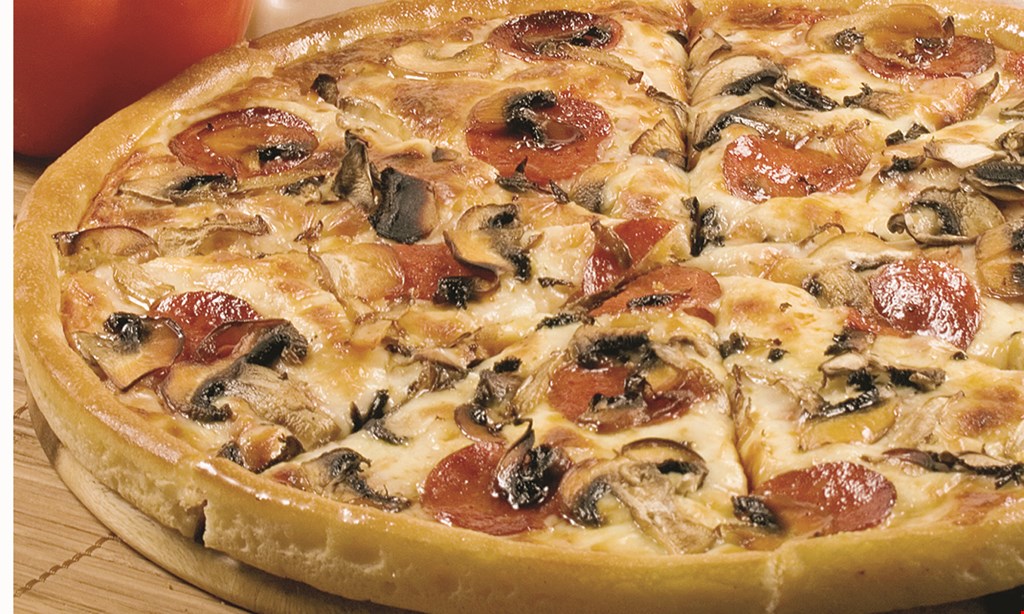 Product image for Fattes Pizza Paso Robles $54.99+ tax Party Pack 4 Large Pizzas With 2 Toppings And A 12-Pack Of Soda. 