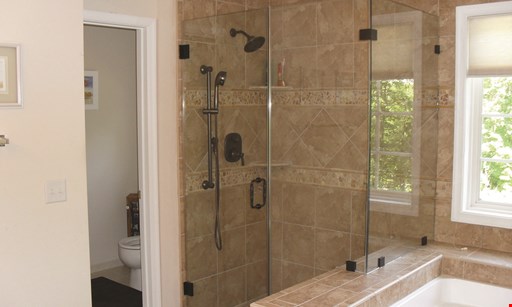 Product image for Aquia Glass & Mirror Up to $300 off frameless shower