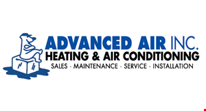 Product image for Advanced Air Inc $69 heater tune-up. NEW CUSTOMERS ONLY. excludes oil furnaces improves efficiency & helps extend the lifetime of your unit.