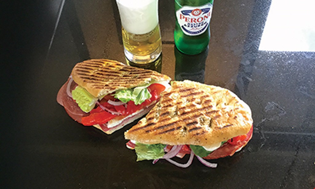 Product image for AVANTI CAFFE 50%Off any sandwich with purchase of sandwich of equal or greater value dine in only. 