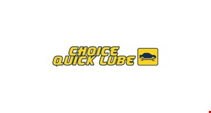 Product image for Choice Quick Lube & Auto Repair $5off any regularoil change. 