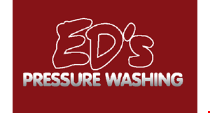 Product image for Ed's Pressure Washing $199.95gutter cleaning special. 
