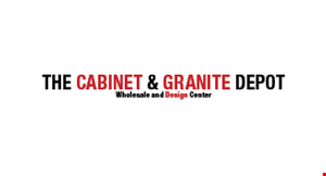 Product image for The Cabinet & Granite Depot Free 36” vanity top with purchase of $5000 or more, while supplies last. 