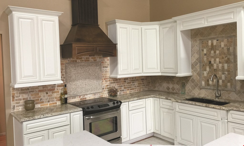 Product image for The Cabinet & Granite Depot FREE tile backsplash. With any purchase of $5000 or more. Includes tile only. Please call for details.