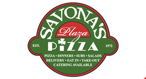 Savonas Plaza Pizza logo
