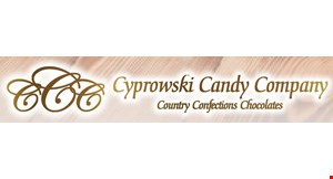 Product image for Cyprowski Candy Company: Country Confections Chocolates $10 OFF of $60 total purchase (Valid on Chocolates, mother day gifts wedding flowers, balloon displays, Prom flowers). 