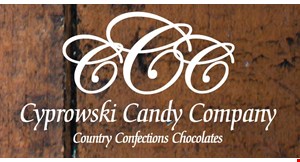 Cyprowski Candy Company: Country Confections Chocolates logo