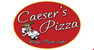 Product image for Caeser's Pizza $6.99 #9 BIG Slice, fry & fountain drink (toppings extra). 