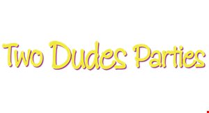 Two Dudes Parties logo