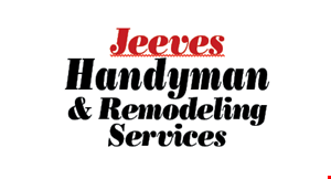 Product image for Jeeves Handyman & Remodeling  Services $15 off Any Job Labor Only.