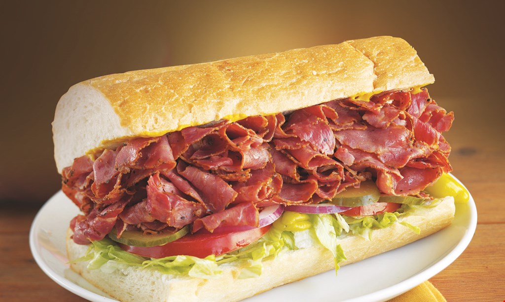 Product image for Togo's $1 off any regular 6" sandwich OR $2 off any large 9" sandwich. 