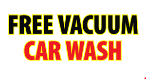 Free Vacuum Car Wash logo