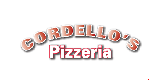 Product image for Cordello's Pizza $17.99 +tax Any 2 Plates. 