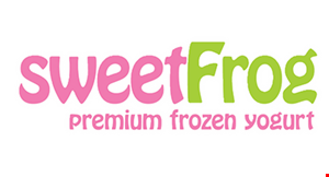 Product image for SWEET FROG 25% off entire purchase food only.
