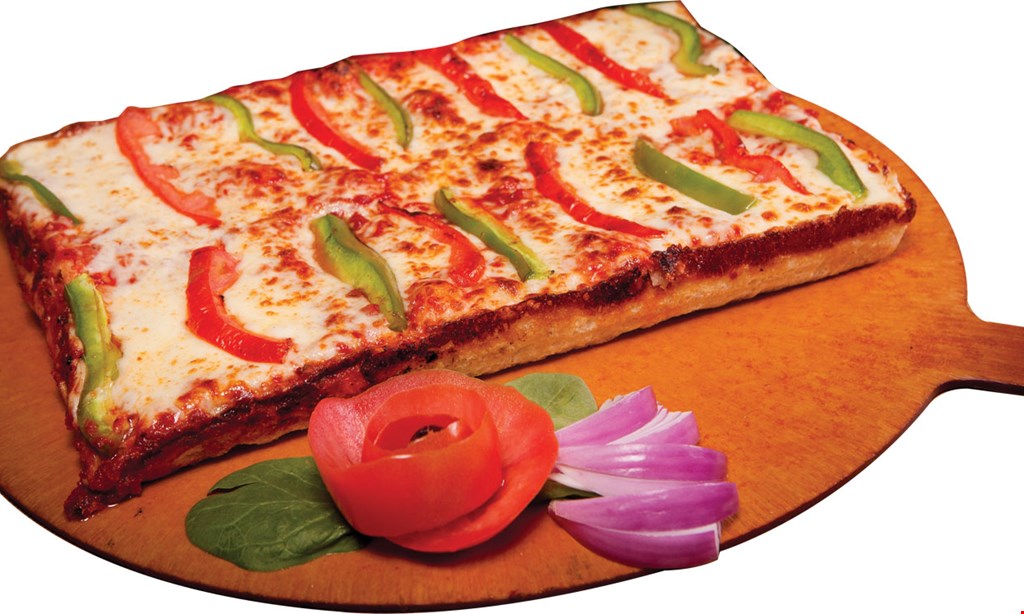 Product image for Bella Roma $17.99 Pizza large 2-topping pizza and an order of chicken wings. 
