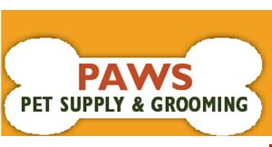 Paws Pet Supply & Grooming logo