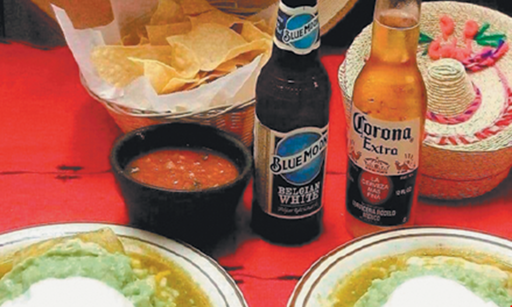 Product image for Coronas Mexican and Seafood Restaurant $8.99 +tax 2 beef or chicken tacos (served with rice & beans) take-out • indoor & patio dining.