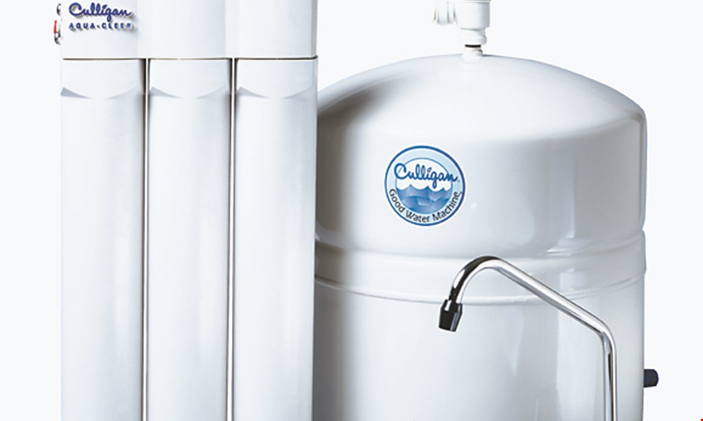 Product image for CULLIGAN Free installation on reverse osmosis rental. 