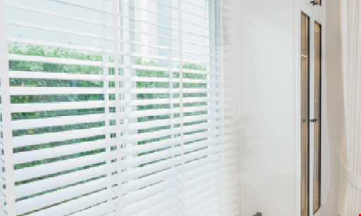 Product image for The Blind Spot $120 for cordless 2” faux wood blinds (up to 32” wide x 48” long).