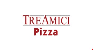 TRE AMICI PIZZA logo