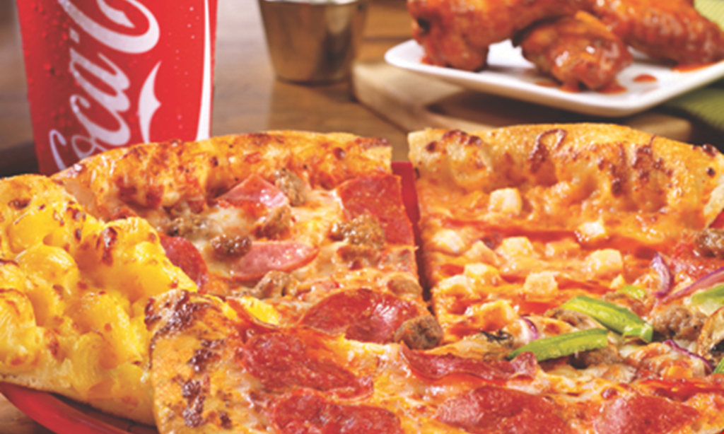 Product image for Cici's Pizza PICK 3 FOR $5.00 EACH medium 1 topping pizza, dessert, and/or five chicken wings. 