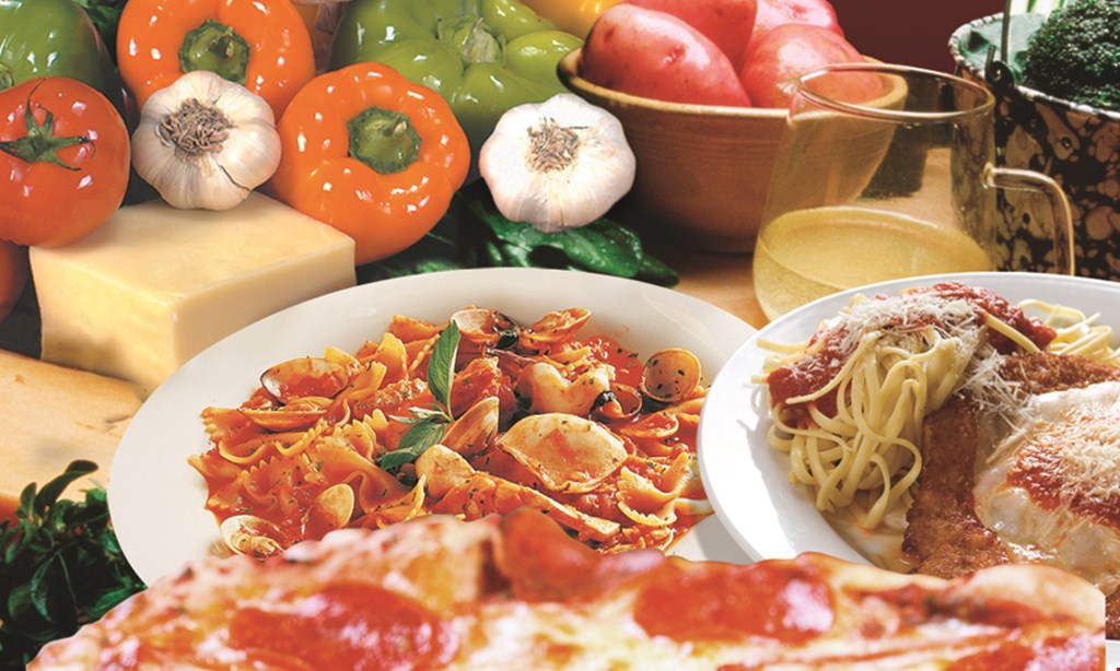 Product image for Italiano Delite Ristorante $30 +TAX 2 large cheese pizzas, 12 garlic knots & 2-liter soda