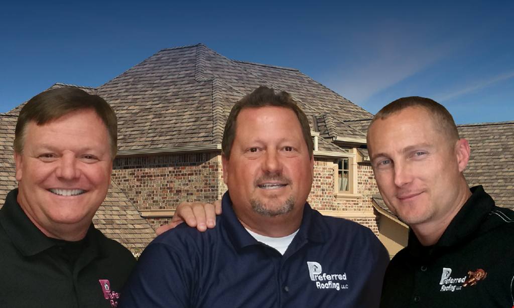 Product image for Preferred Roofing Free for 50 year non pro-rated warranty.