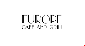 Product image for Europe Cafe and Grill $10 off* WITH A PURCHASE OF $50 or more