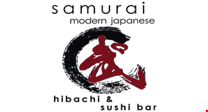 Product image for Samurai Modern Japanese Hibachi & Sushi Bar $10 OFF Any Order of $60 or more.