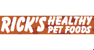Product image for Rick's Healthy Pet Food $5 OFF 5 lb. or larger Fromm cat food. 