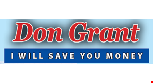 Product image for Don Grant Company $25 OFF Repair Special any repair over $300. 