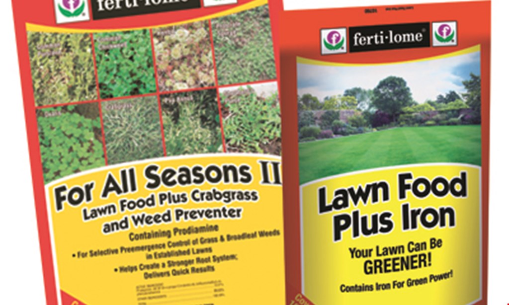 Product image for Reading Feed & Garden  20,000 sq. Ft. For $278 on (2) 10,000 sq. Ft. Bags of for all seasons ii lawn food, plus crabgrass & weed preventer (4) 10,000 sq. Ft. Bags of ferti-lome lawn food plus iron.