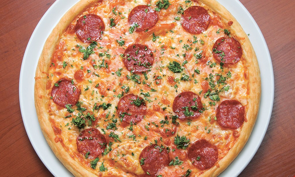 Product image for AMICI PIZZA $21.99 2 large 1-topping pizzas 