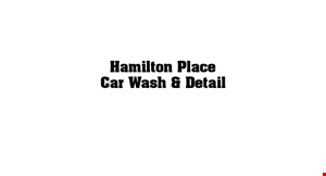 Hamilton Place Car Wash & Detail logo