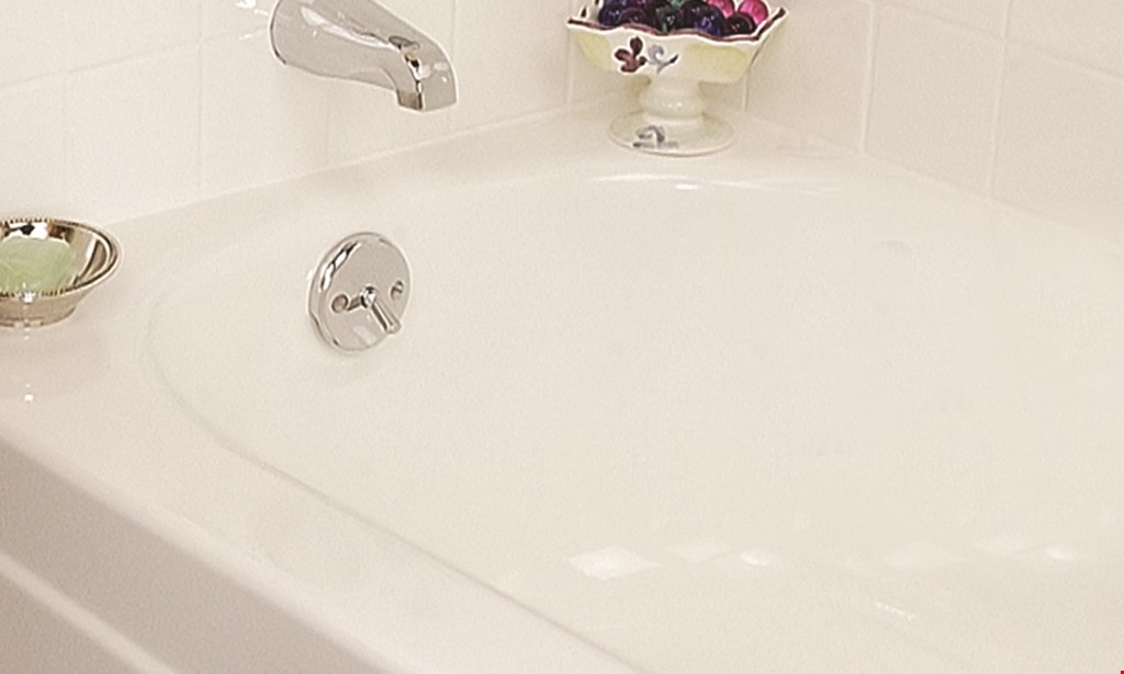 Product image for Miracle Method $45 off! a complete bathtub or tile refinishing job. 