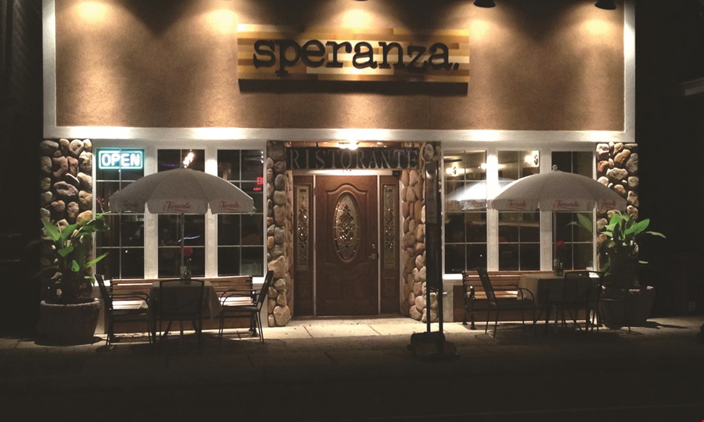 Product image for Speranza wood-fired italian restaurante 50% off entree 